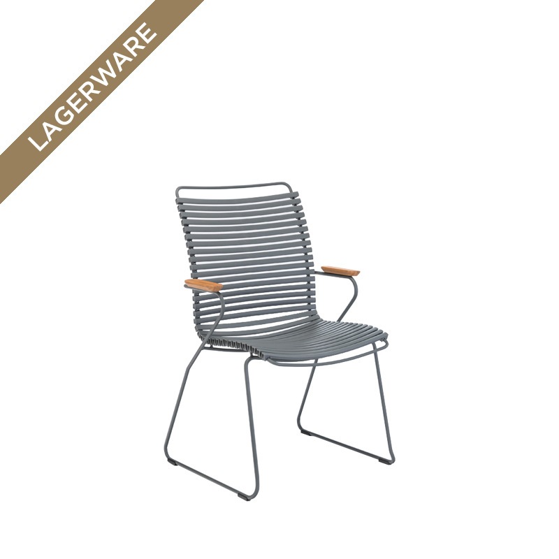 Houe CLICK Armlehnstuhl mit hoher Rückenlehne, Dark Grey