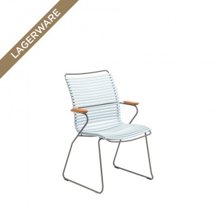 Houe CLICK Armlehnstuhl mit hoher Rückenlehne, Dusty Light Blue