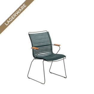 Houe CLICK Armlehnstuhl mit hoher Rückenlehne, Pine Green