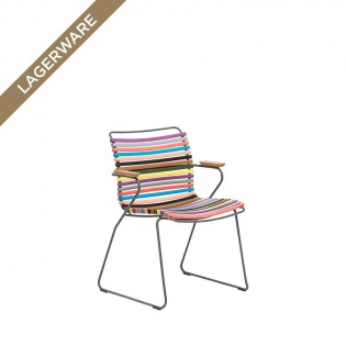 Houe CLICK Armlehnstuhl, Lamellen Multi Red/Yellow