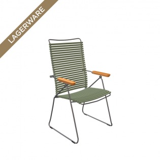 Houe CLICK verstellbarer Hochlehner, Olive Green
