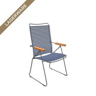 Houe CLICK verstellbarer Hochlehner, Pigeon Blue