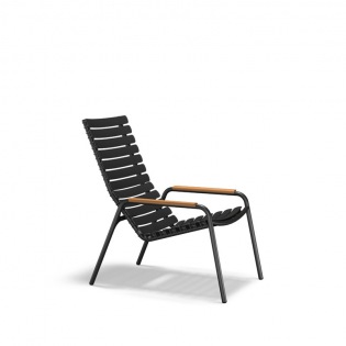 Houe ReCLIPS Loungesessel mit Bambus-Armlehne