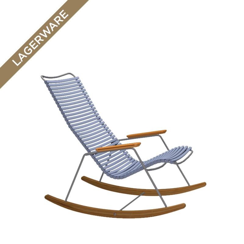 Houe CLICK Schaukelstuhl, Lamellen Pigeon Blue