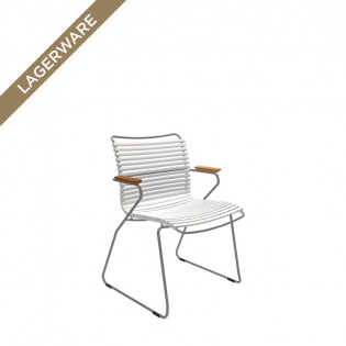Houe CLICK Armlehnstuhl, Lamellen Muted White