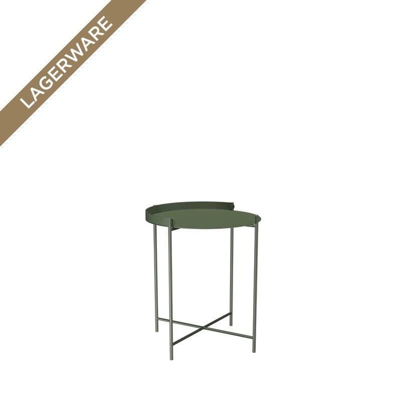 Houe EDGE Tablett-Tisch Ø 46 cm, olive green