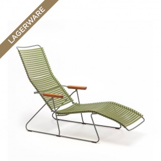 Houe CLICK Sonnenliege, verstellbare Rückenlehne, Olive Green