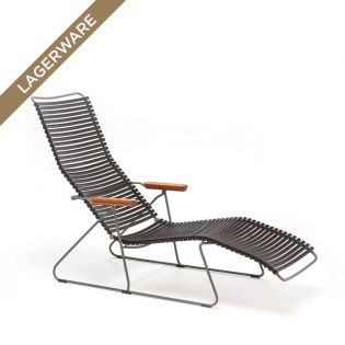 Houe CLICK Sonnenliege, verstellbare Rückenlehne, Black