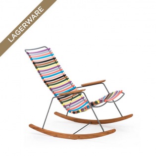 Houe CLICK Schaukelstuhl, Lamellen Red Yellow