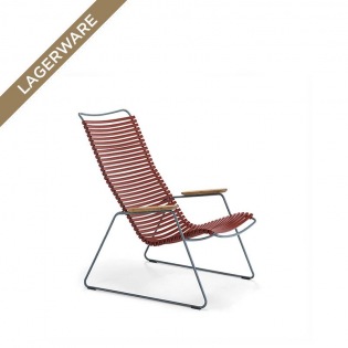 Houe CLICK Loungesessel, Lamellen Paprika