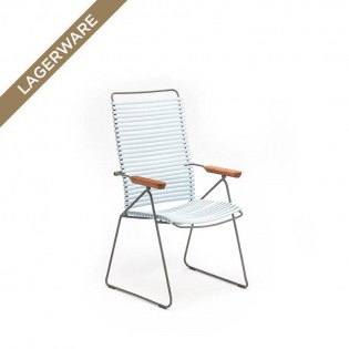 Houe CLICK verstellbarer Hochlehner, Dusty Light Blue