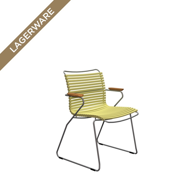 Houe CLICK Armlehnstuhl, Lamellen Lemon Zest