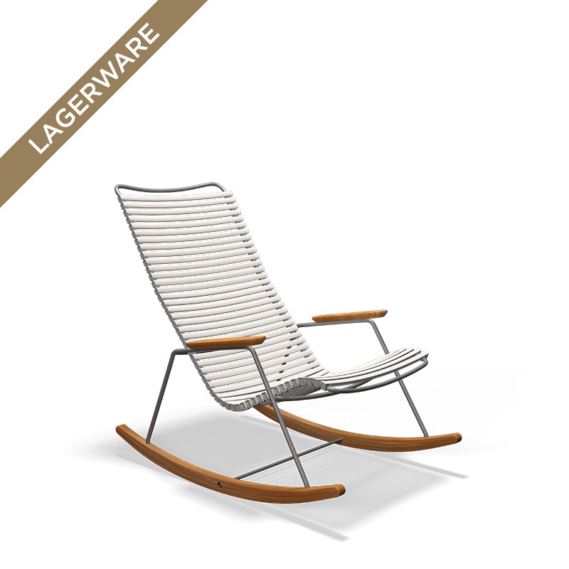 Houe CLICK Schaukelstuhl, Lamellen Muted White
