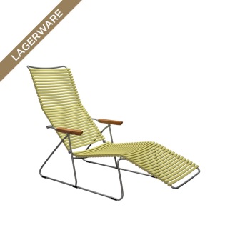 Houe CLICK Sunlounger, verstellbare Rückenlehne, Lemon Zest
