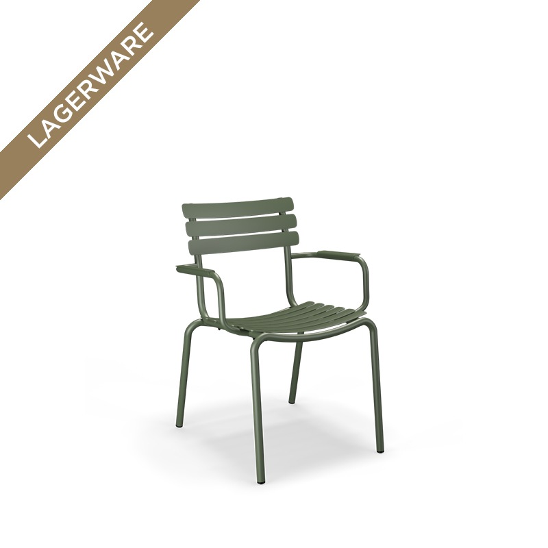 Houe ALUA Armlehnstuhl, Olive Green