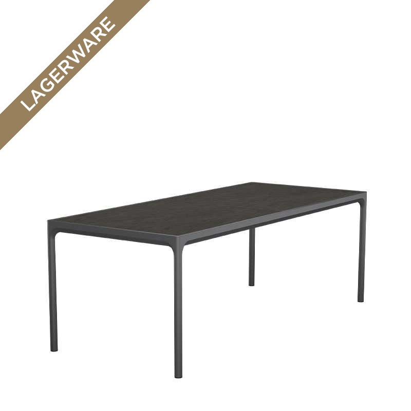 Houe FOUR Outdoor Tisch 210 x 90 cm, Keramik Graphite