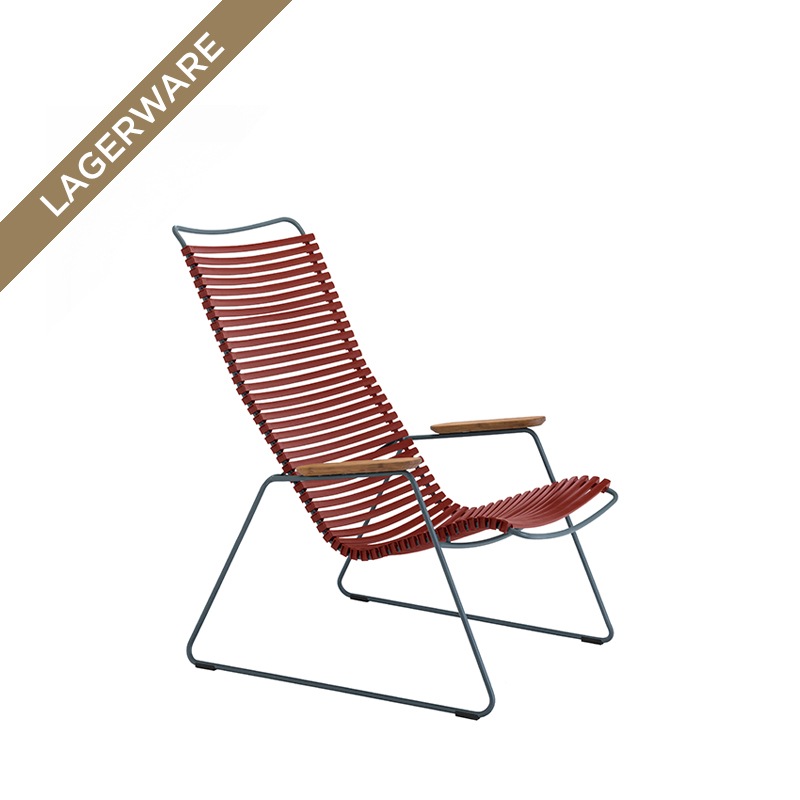 Houe CLICK Loungesessel, Lamellen Paprika