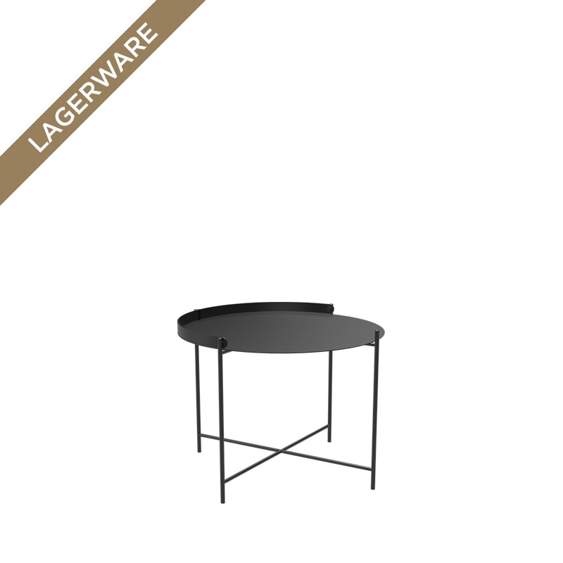 Houe EDGE Tablett-Tisch Ø 62 cm, Black